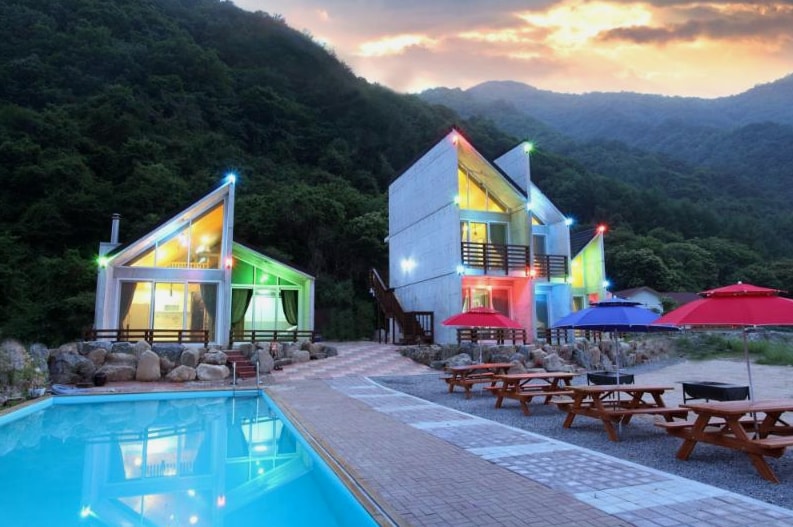 영월 가족 1박2일 펜션 추천 - 구름에달가듯이 펜션 (2.5성)