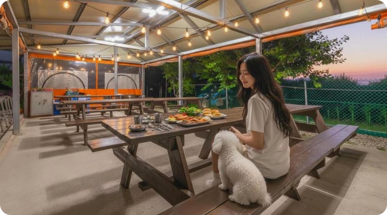 삼척 커플 오션뷰 펜션 추천 - 삼척 그린향 애견동반 펜션