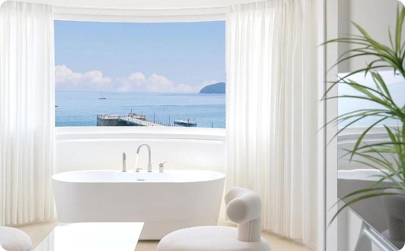 거제 가족여행 야외수영장 호텔 - 스테이 새록